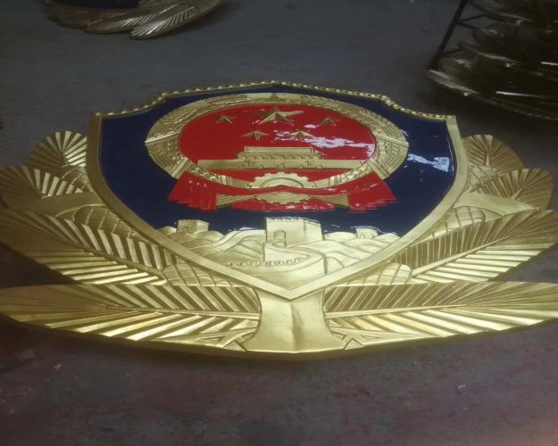 泰山警徽團徽定制