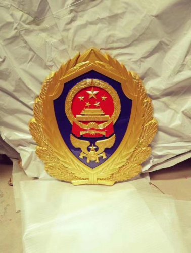 泰山警徽團徽定制